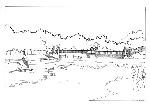 Москва река раскраска