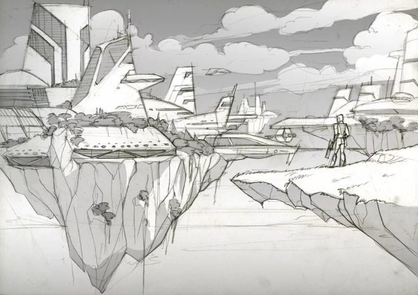 Город будущего скетч