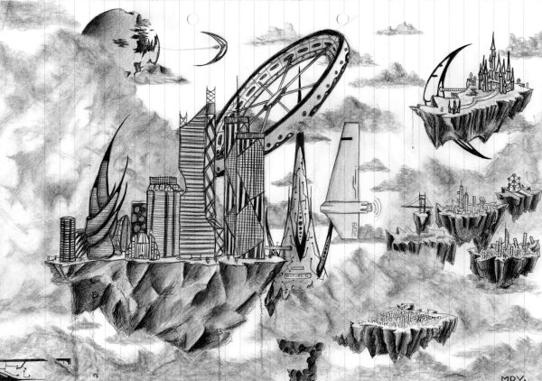 Мир будущего карандашом