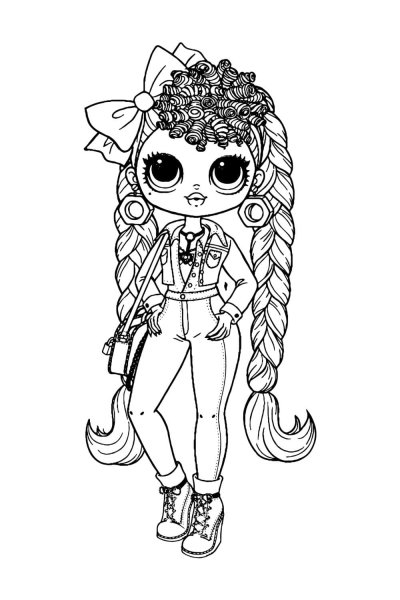 Раскраска ЛОЛ омг