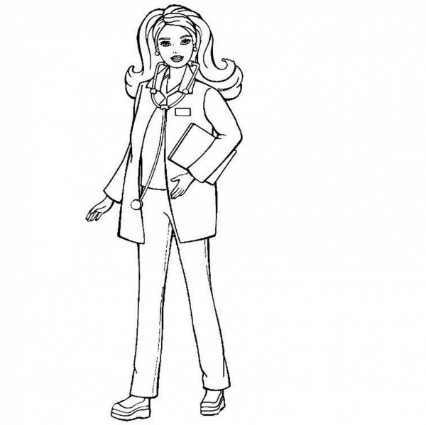 Человек в одежде для разукрашивания