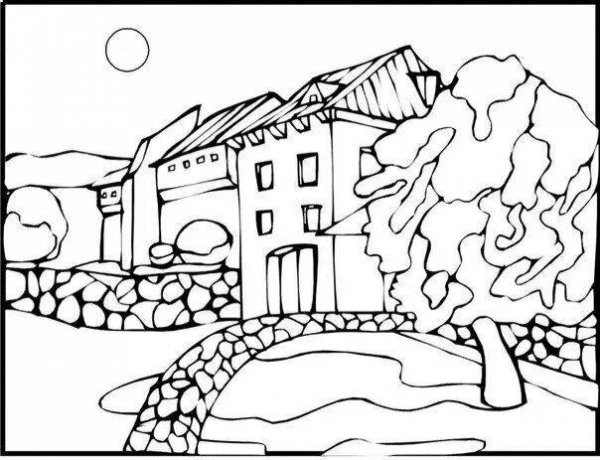 Раскраска для гуаши