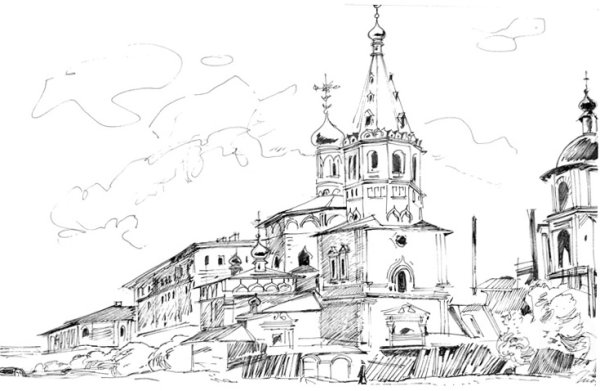 Достопримечательности Иркутска рисунок