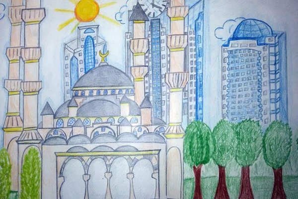 Чеченская Республика рисунок