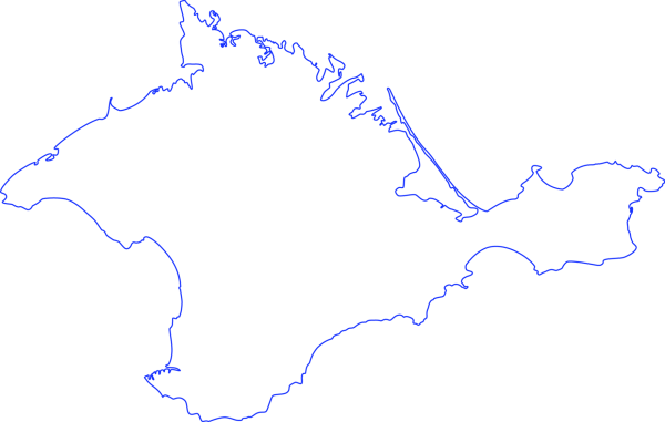 Контур Крымского полуострова