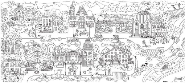 Гигантская раскраска