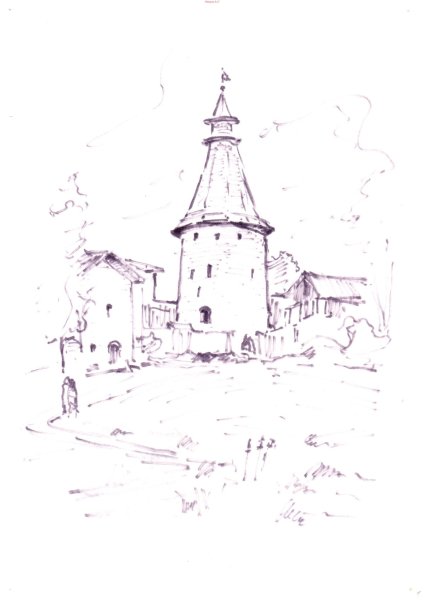 Псков рисунок