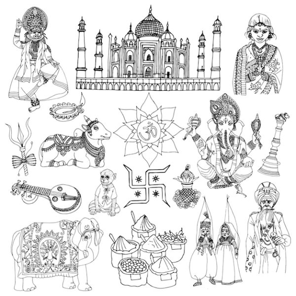 Художественный символ Индии