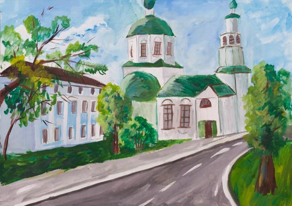 Рисунок на тему мой город