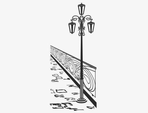 Зарисовки уличных фонарей