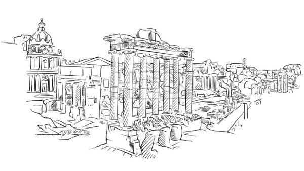 Скетч древнего Рима
