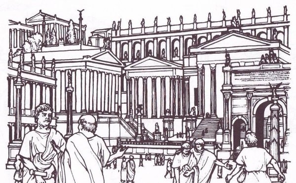 Древний Рим Графика