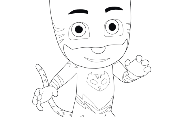 Раскраска Джинджер Супергерой