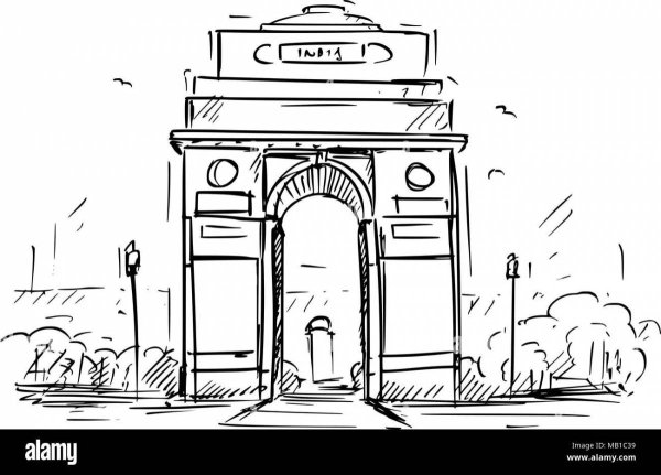 Тарские ворота Омск раскраска