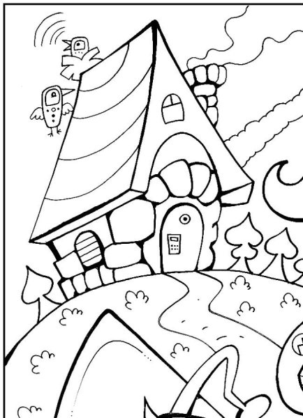 Раскраски большие