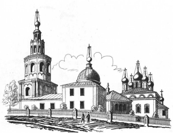 Церковь Иваново рисунок