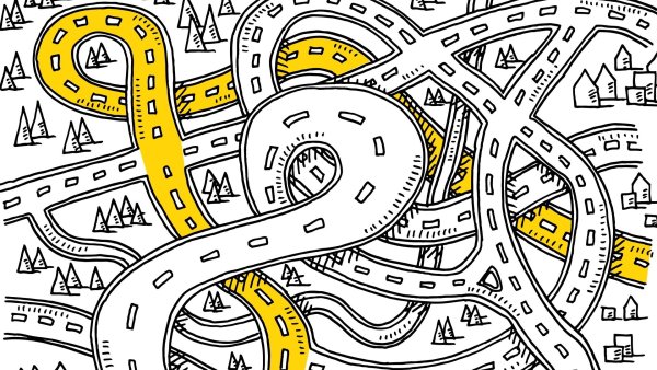 Раскраска дороги