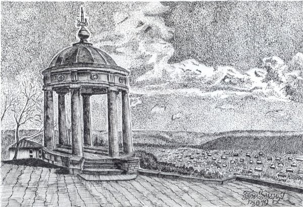 Эолова арфа Пятигорск рисунок