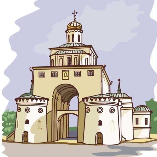 Logo золотые ворота Владимир