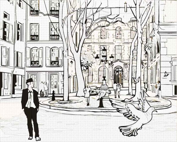 Эскиз города