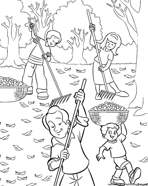 Раскраска субботник