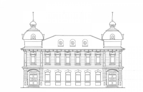Архитектура Омска рисунок