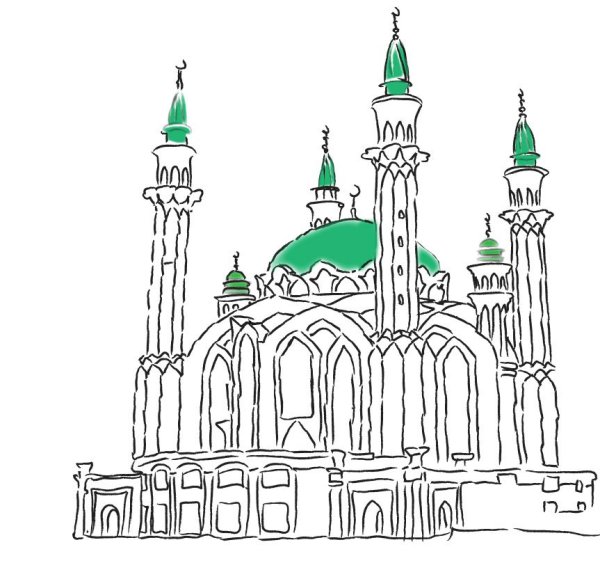 Кул-Шариф Казань рисунок