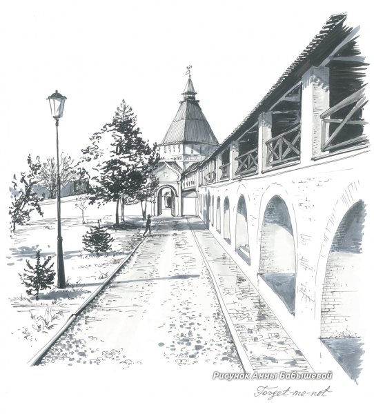 Астраханский Кремль вектор