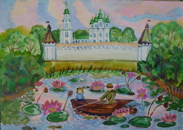 Астраханский Кремль рисунок