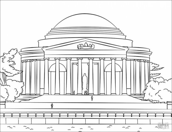 Театр оперы и балета Новосибирск рисунок