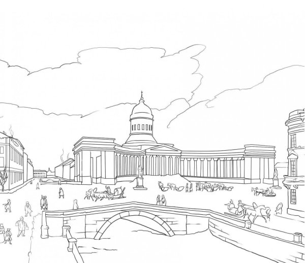 Екатеринбург раскраска