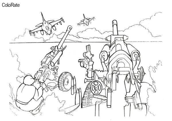 Война миров раскраска