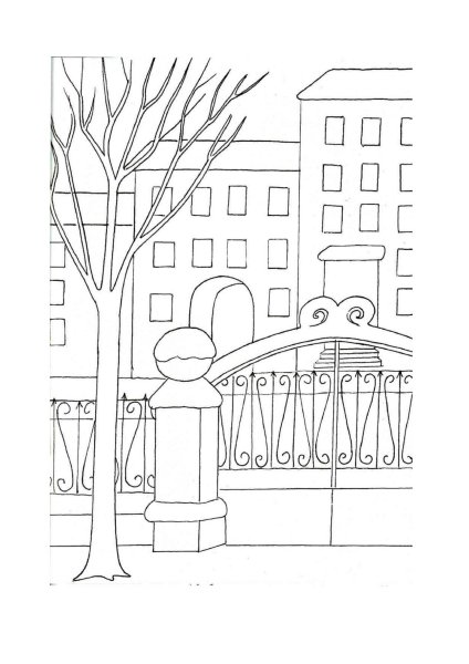 Картинки для срисовки город