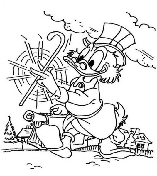 Утиные истории раскраска