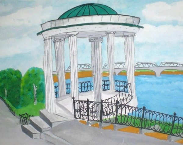 Каменск Уральский Ротонда на набережной