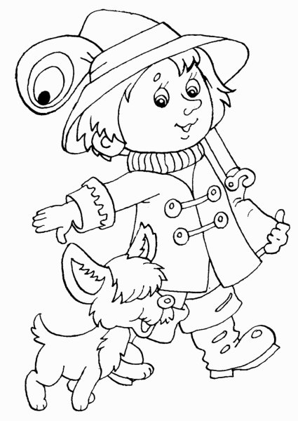 Охотник пулька и собака Булька