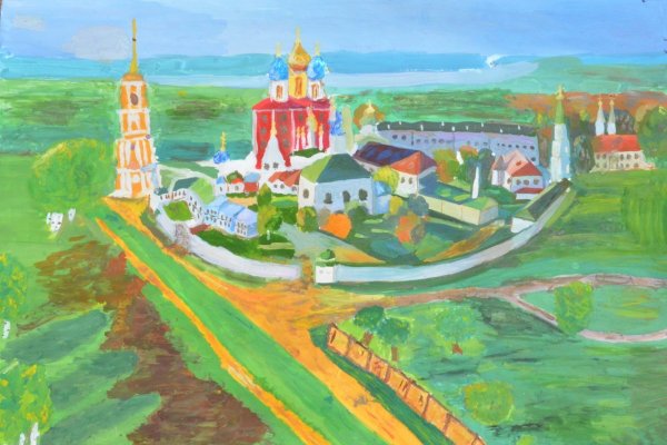 Картина Колмогорцева Казань Кремль