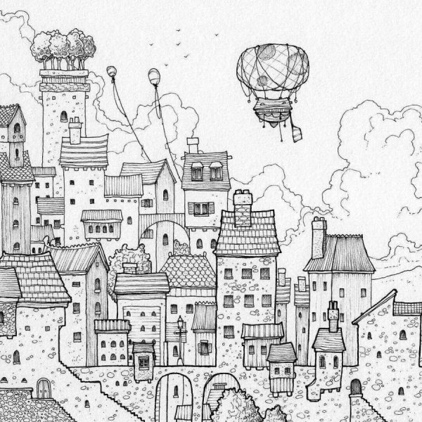 Город Графика для детей