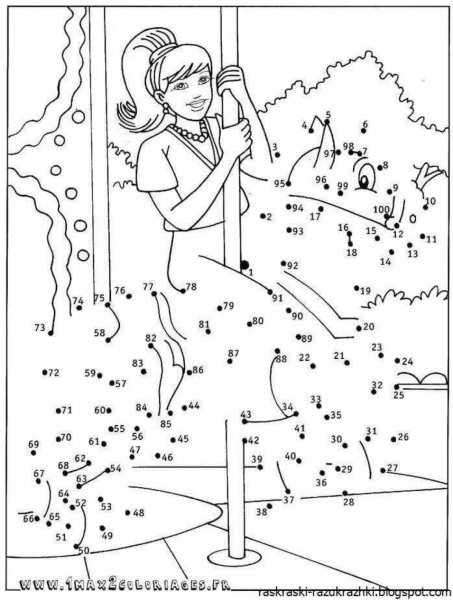 Раскраска по точкам