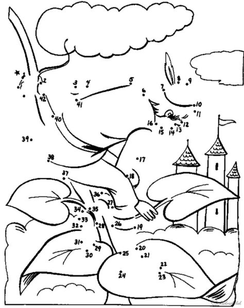 Раскраски с дорисовкой для детей