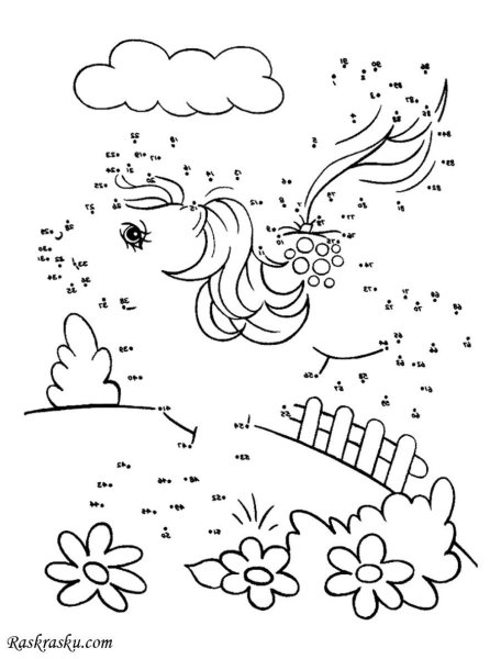 Рисование по цифрам для детей