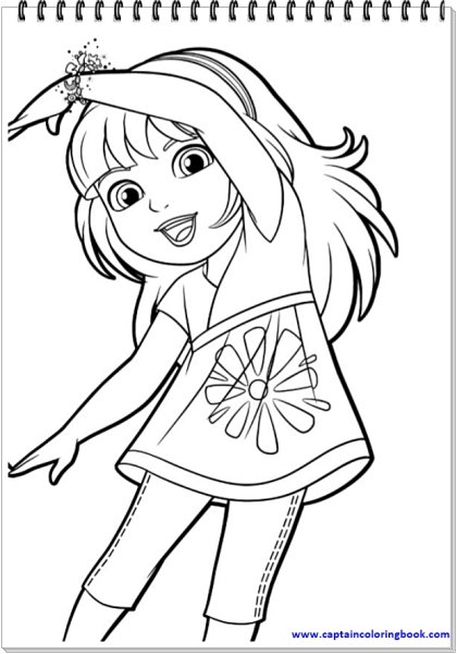 Раскраска Dora and friends