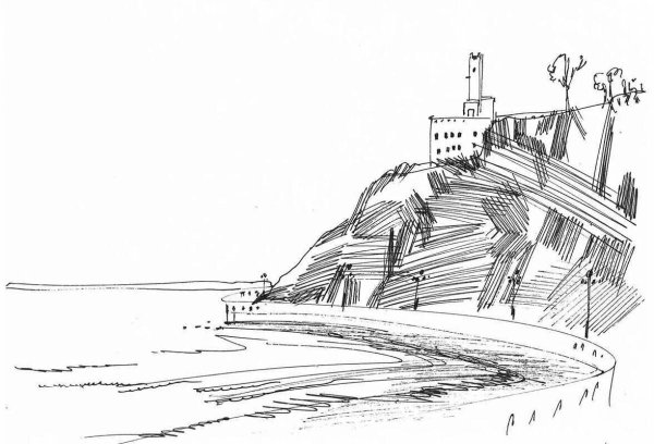 Утес Хабаровск рисунок