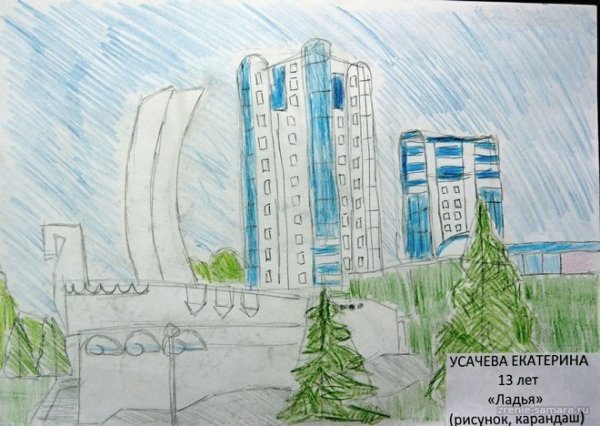 Самара рисунки города