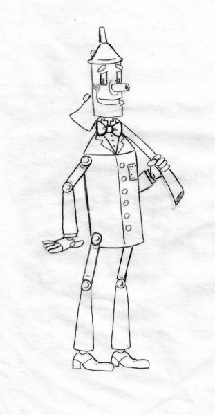 Железный дровосек волшебник изумрудного города нарисовать