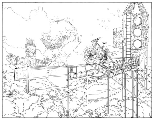 Раскраска - путешествие