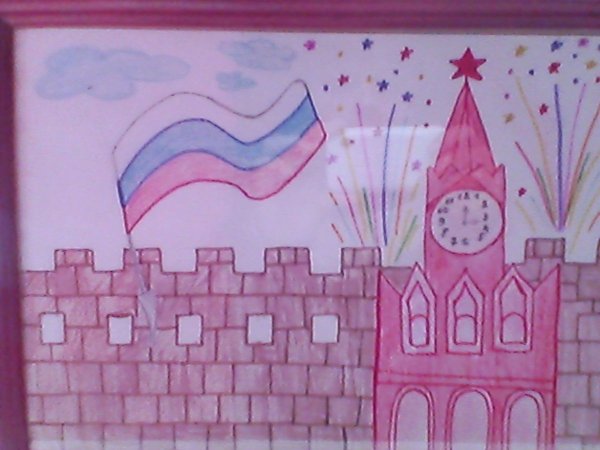 Рисование в старшей группе на тему Кремль