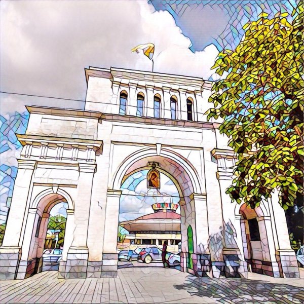 Триумфальная арка Тифлисские ворота Ставрополь