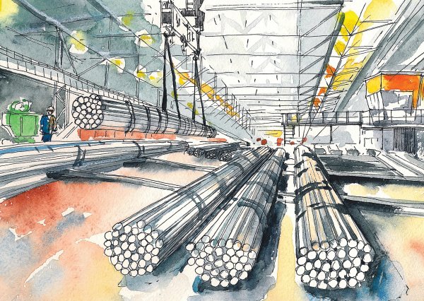 Сортопрокатный цех 2 ОЭМК