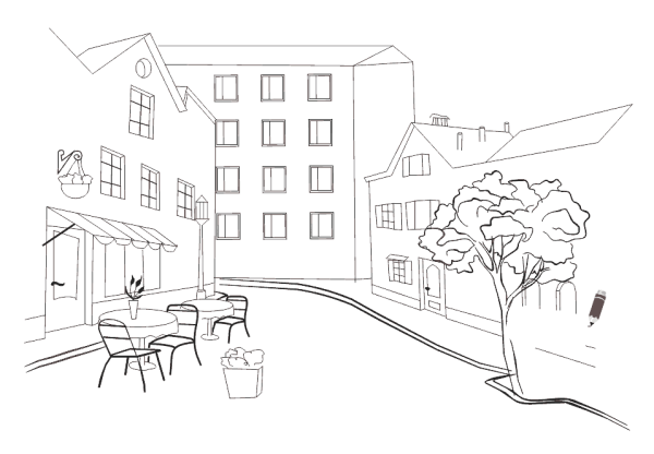 Город карандашом